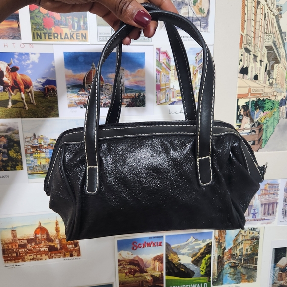 black nine west handbag - Picture 2 of 2
